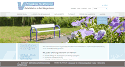 Desktop Screenshot of kliniken-dr-voetisch.de